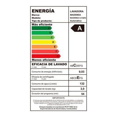 LAVADORA CARGA SUPERIOR MADEMSA 9.5 BZG 9.5KG BLANCO - 7