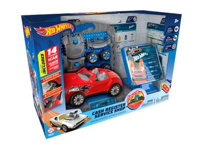 SET DE JUEGO HOT WHEELS CAJA REGISTRADORA CENTRO DE SERVICIOS - 1