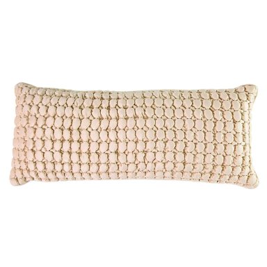 COJÍN VELVET RIPLEY HOME VELVET PANAL IVORY - 1