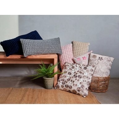 COJÍN VELVET RIPLEY HOME VELVET PANAL IVORY - 5