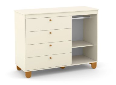 CÓMODA KIDSCOOL ZUPI CON PUERTA BEIGE - 2