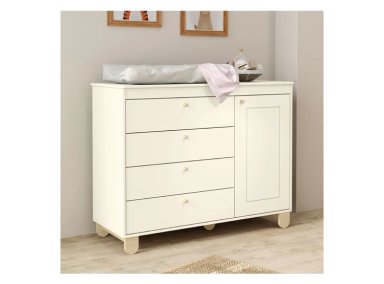 CÓMODA KIDSCOOL ZUPI CON PUERTA BEIGE - 4