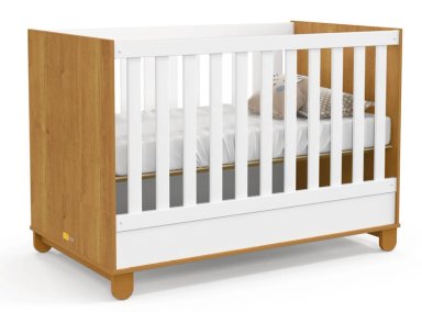 CUNA KIDSCOOL NEW ZUPI MADERA BLANCO - 1