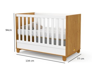 CUNA KIDSCOOL NEW ZUPI MADERA BLANCO - 6