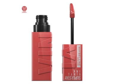 LABIAL MAYBELLINE SUPER STAY VINYL INK LARGA DURACIÓN PEACHY 4 GR - 1