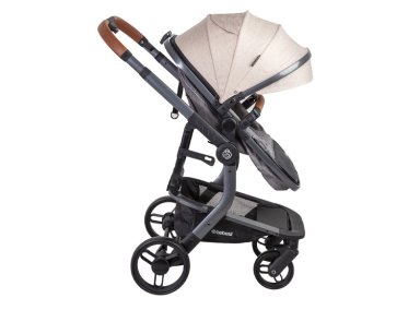 COCHE CUNA TRAVEL SYSTEM BEBE TAURUS CON BASE BEIGE BEBESIT - 5