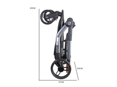 COCHE CUNA TRAVEL SYSTEM BEBE TAURUS CON BASE BEIGE BEBESIT - 8