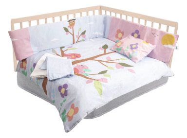 SET DE CUNA BEBESIT 5 PIEZAS PAJARITO - 1