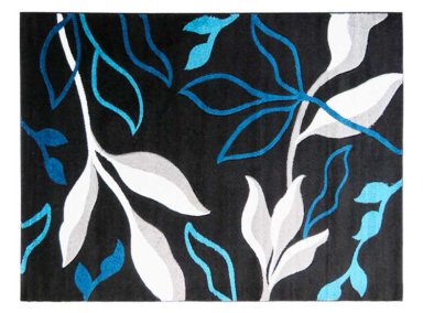 ALFOMBRA IDETEX FRISE CARVED FLORIDA D2 CONTEMPORÁNEA MODERNA 133 X 180 CM NEGRO - 1