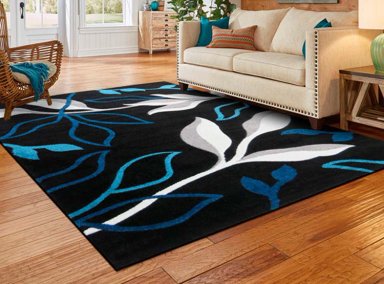 ALFOMBRA IDETEX FRISE CARVED FLORIDA D2 CONTEMPORÁNEA MODERNA 133 X 180 CM NEGRO - 2