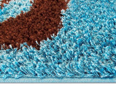 ALFOMBRA IDETEX D1 SHAGGY 133 X 180 CM TURQUESA - 2