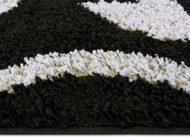 ALFOMBRA IDETEX D5 SHAGGY 133 X 180 CM NEGRO - 2