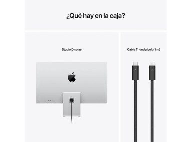 MONITOR RETINA APPLE 27" STUDIO DISPLAY 5K VIDRIO ESTÁNDAR SOPORTE BASE INCLINACIÓN AJUSTABLE - 10
