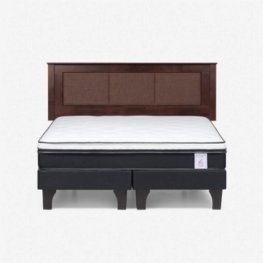 JUEGO DE DORMITORIO ROSEN CAMA EUROPEA STYLE 6 KING + RESPALDO RACHEL - 1