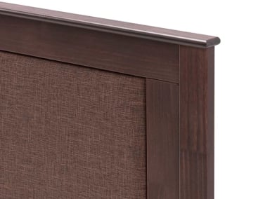 JUEGO DE DORMITORIO ROSEN CAMA DIVAN ERGO T 1.5 PLAZAS CAFÉ + RESPALDO RACHEL - 6