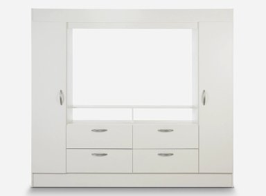 CLOSET CIC BAKER BLANCO 2P4C - 1