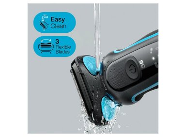 AFEITADORA INALÁMBRICA BRAUN 51-M4500CS AZUL  - 5