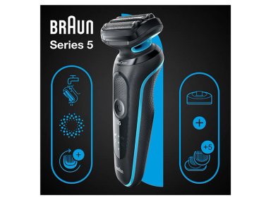 AFEITADORA INALÁMBRICA BRAUN 51-M4500CS AZUL  - 6