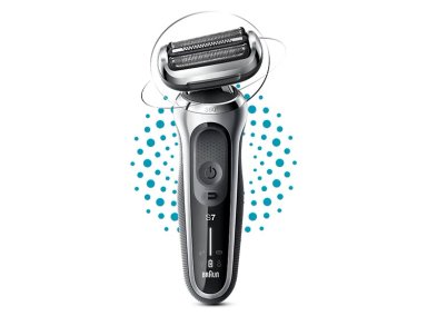 AFEITADORA INALÁMBRICA BRAUN 71-S1000S GRIS  - 1