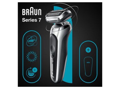 AFEITADORA INALÁMBRICA BRAUN 71-S1000S GRIS  - 7