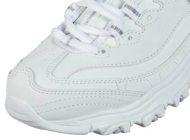 ZAPATILLAS MUJER SKECHERS URBANAS BLANCO D'LITES PLAY ON CUERO - 3