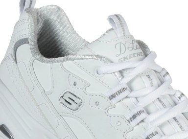 ZAPATILLAS MUJER SKECHERS URBANAS BLANCO D'LITES PLAY ON CUERO - 2