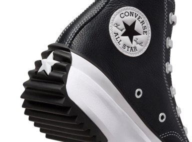 ZAPATILLAS MUJER CONVERSE URBANAS NEGRO CONVERS RUN STAR HIKE CUERO - 6