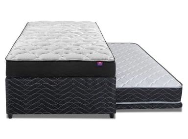 CAMA DIVAN FLEX THERAPEDIC PLUS BOX 1.5 PLAZAS NEGRO - 1