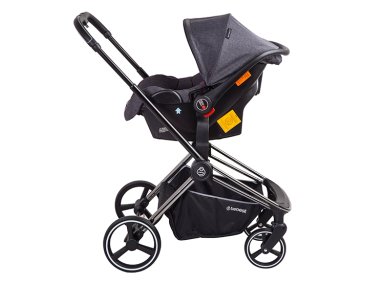 COCHE TRAVEL SYSTEM BEBESIT SONIC NEGRO - 2