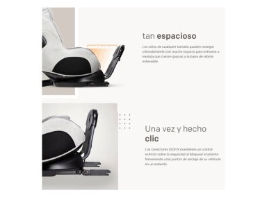 SILLA BUTACA JOIE C2103 GRIS CLARO - 9