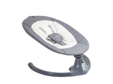 SILLA NIDO BEBE MECEDORA BABY SWING CON BLUETOOTH GRIS - 6