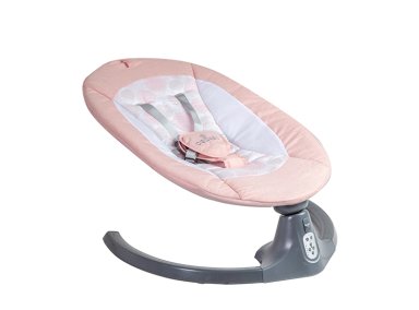 SILLA NIDO BEBE MECEDORA BABY SWING CON BLUETOOTH ROSADA - 6