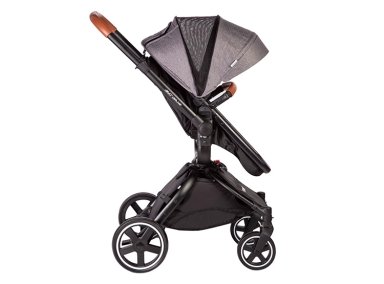 COCHE CUNA TRAVEL SYSTEM BEBE DELUXE 360° CON BASE GRIS - 5