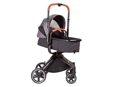 COCHE CUNA TRAVEL SYSTEM BEBE DELUXE 360° CON BASE GRIS - 6