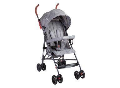 COCHE PARAGUA BEBE 5126 PLEGABLE LIVIANO COMPACTO GRIS - 1