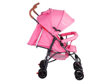 COCHE PARAGUA BEBE 5126 PLEGABLE LIVIANO COMPACTO ROSADO - 2