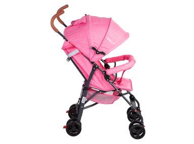COCHE PARAGUA BEBE 5126 PLEGABLE LIVIANO COMPACTO ROSADO - 3