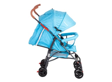 COCHE PARAGUA BEBE 5126 PLEGABLE LIVIANO COMPACTO CELESTE - 2