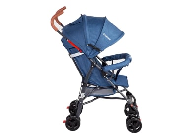 COCHE PARAGUA BEBE 5126 PLEGABLE LIVIANO COMPACTO AZUL - 2
