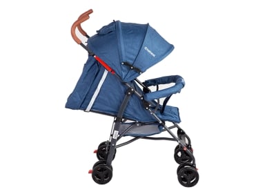 COCHE PARAGUA BEBE 5126 PLEGABLE LIVIANO COMPACTO AZUL - 3