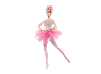 BARBIE FANTASÍA MUÑECA BAILARINA LUCES BRILLANTES TUTÚ ROSA - 5