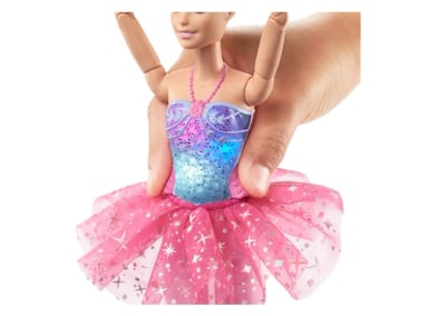 BARBIE FANTASÍA MUÑECA BAILARINA LUCES BRILLANTES TUTÚ ROSA - 6