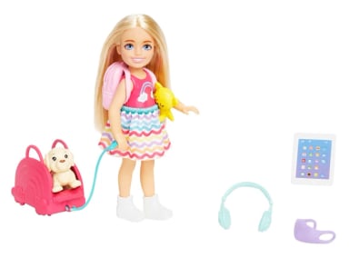 MUÑECA BARBIE CHELSEA VIAJERA - 1