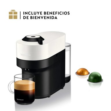 CAFETERA NESPRESSO CÁPSULA VERTUO POP BLANCO - 2