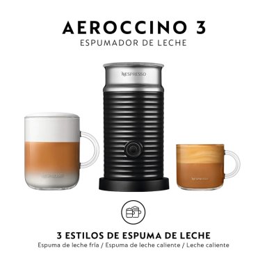 CAFETERA NESPRESSO CÁPSULA VERTUO POP BLANCO + ESPUMADOR DE LECHE AEROCCINO 3 - 5