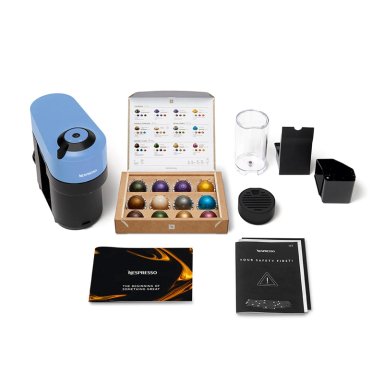 CAFETERA NESPRESSO CÁPSULA VERTUO POP AZUL - 10