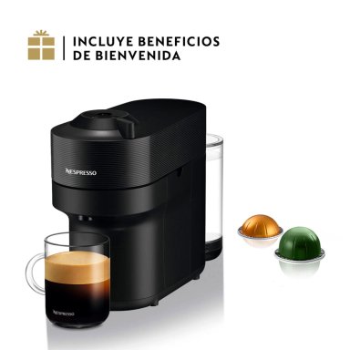 CAFETERA NESPRESSO CÁPSULA VERTUO POP NEGRO - 1