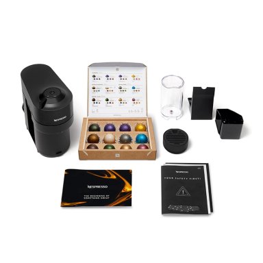 CAFETERA NESPRESSO CÁPSULA VERTUO POP NEGRO - 10