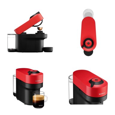 CAFETERA NESPRESSO CÁPSULA VERTUO POP ROJO - 7