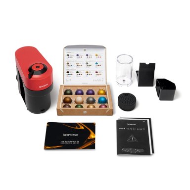 CAFETERA NESPRESSO CÁPSULA VERTUO POP ROJO - 10